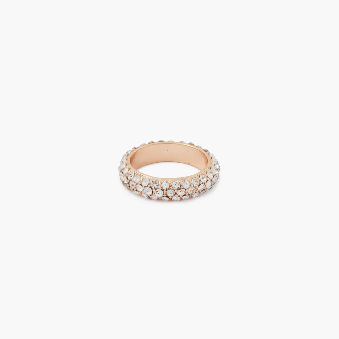 Cheap Bague à strass argenté Bagues