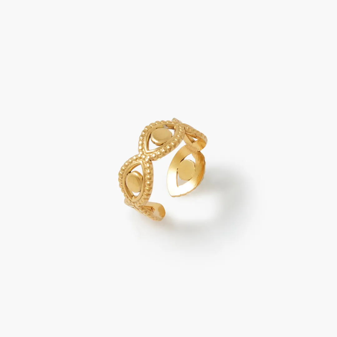 Sale Bague ajustable acier inoxydable Bagues | Bagues