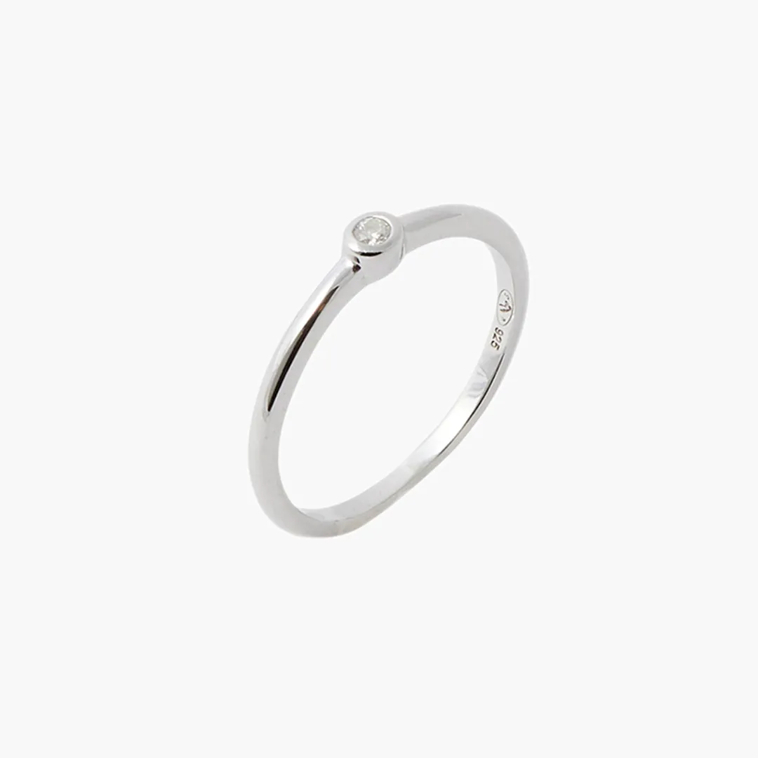 Clearance Bague Argent Garanti Diamant Precious Diamond Bagues | Bagues