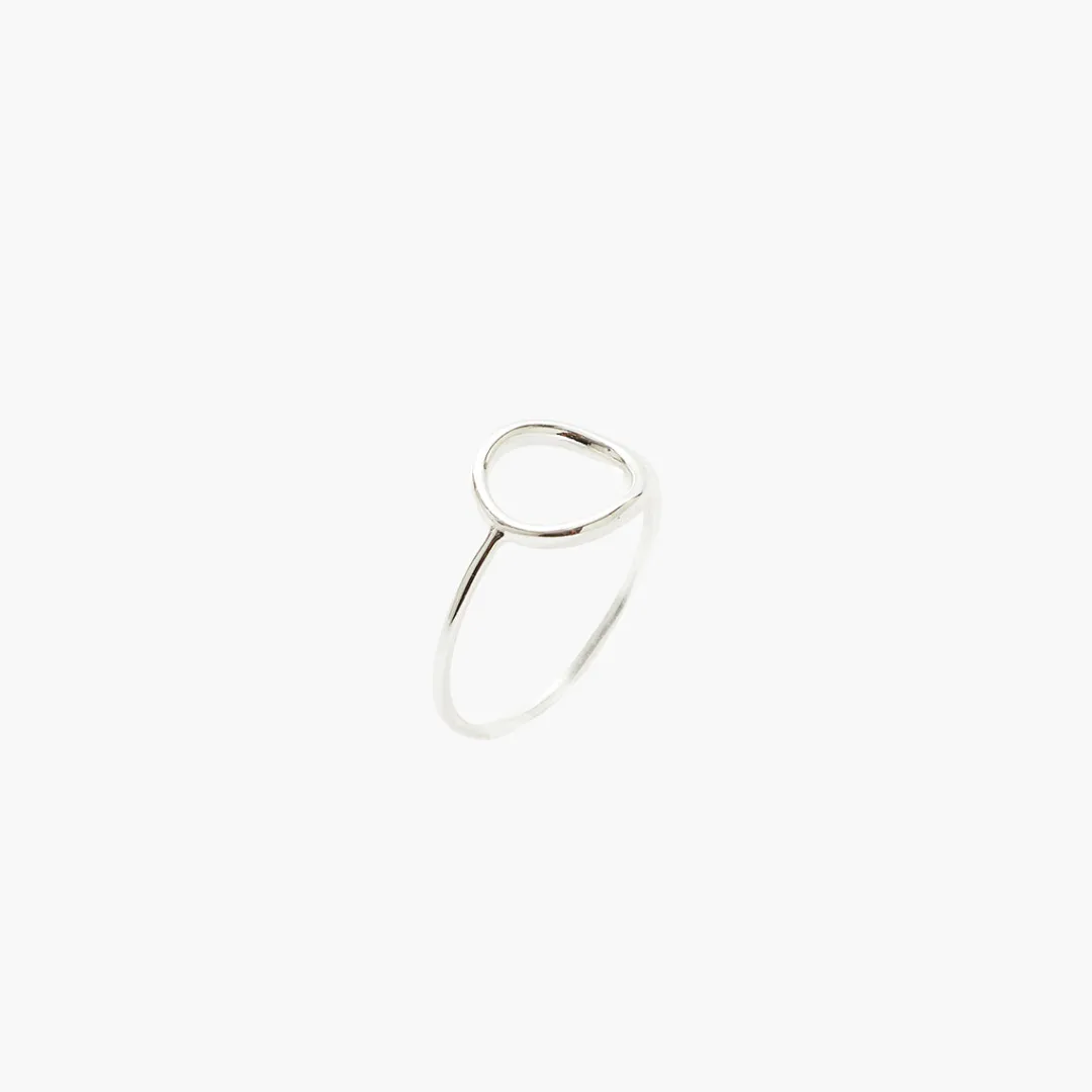 New Bague cercle Argent Garanti Bagues | Bagues