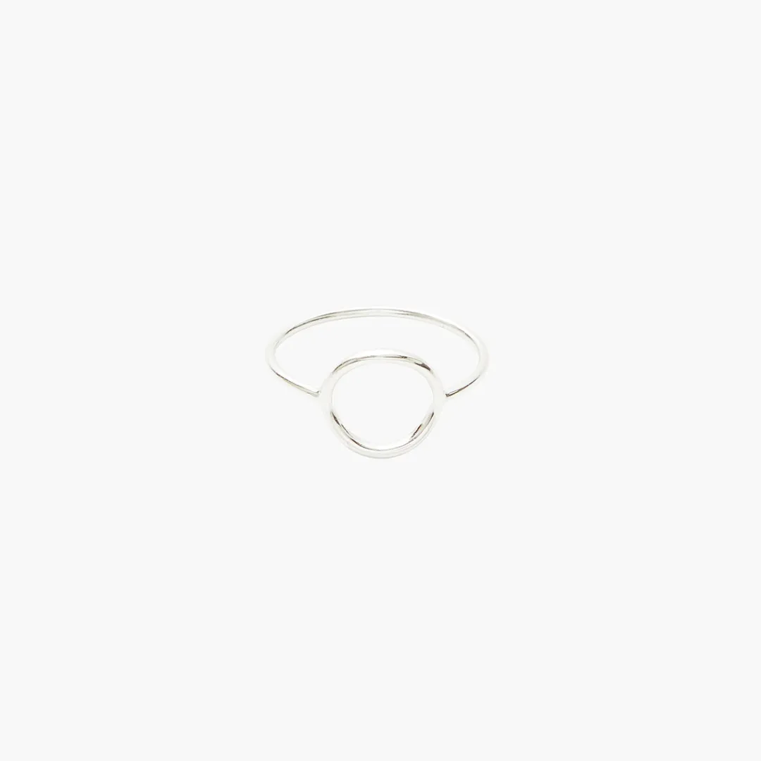 New Bague cercle Argent Garanti Bagues | Bagues