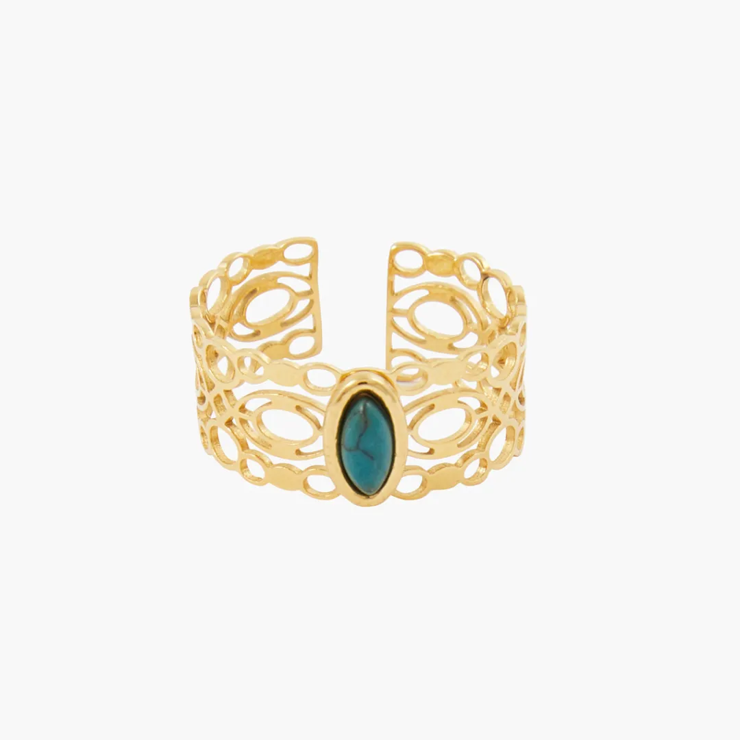 Discount Bague en filigrane avec pierre Bagues | Bagues