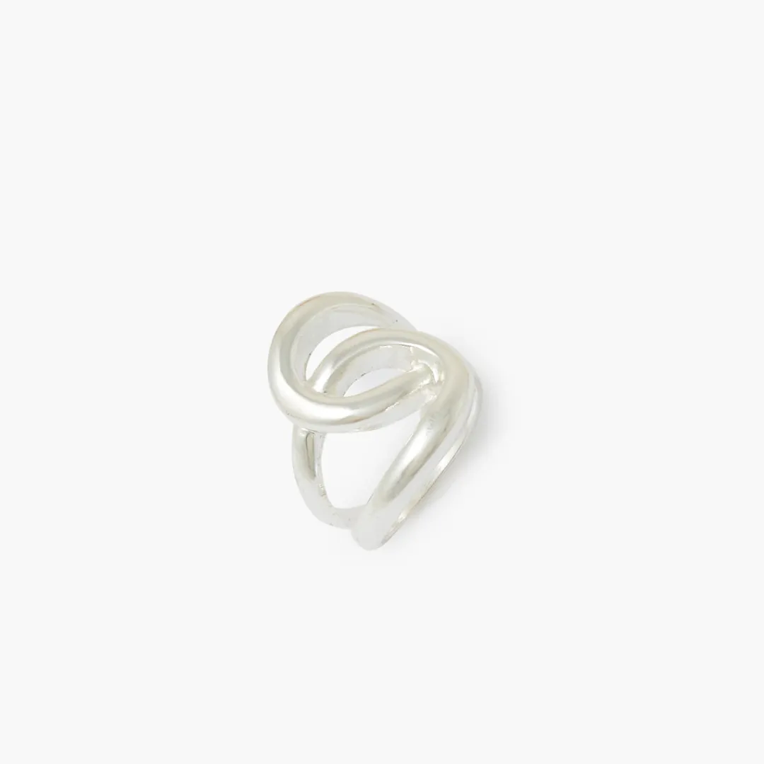 Discount Bague entremêlée - argenté Bagues