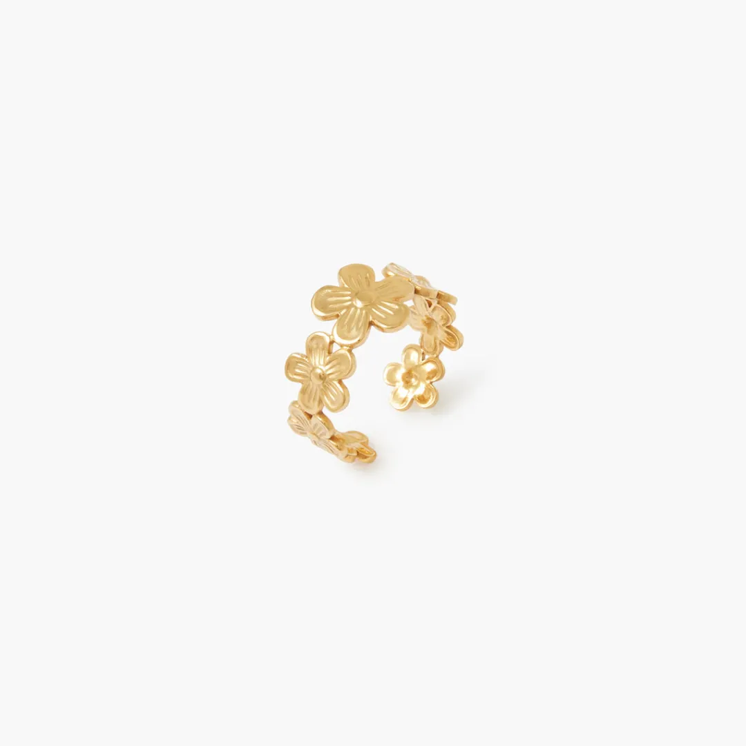 Cheap Bague fleurs acier inoxydable Bagues | Bagues