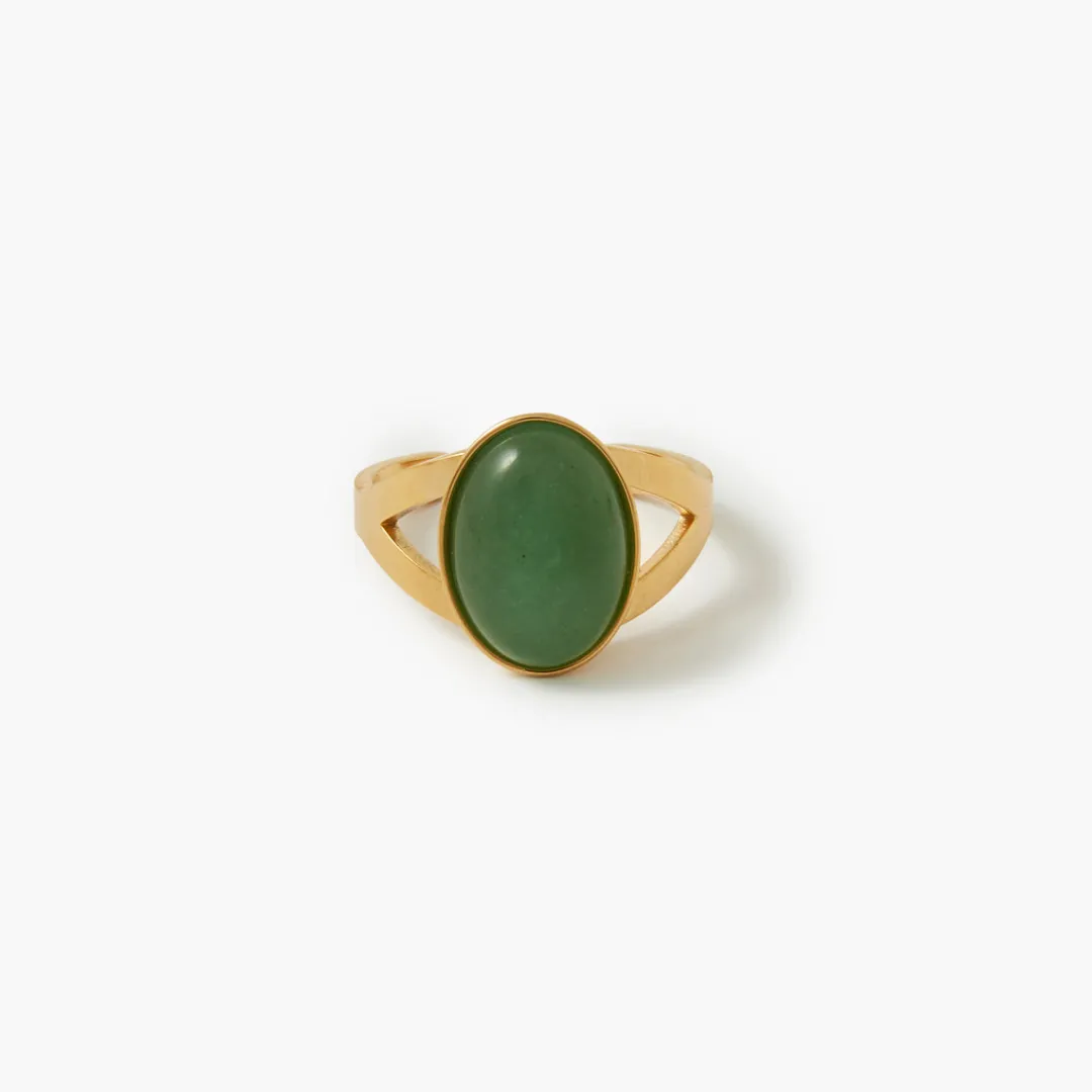 Fashion Bague pierre fantaisie et acier inoxydable Bagues | Bagues
