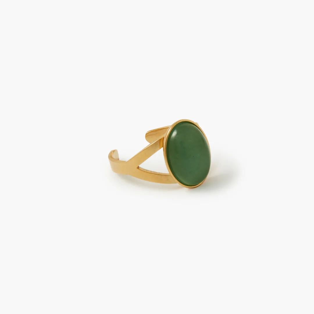 Fashion Bague pierre fantaisie et acier inoxydable Bagues | Bagues
