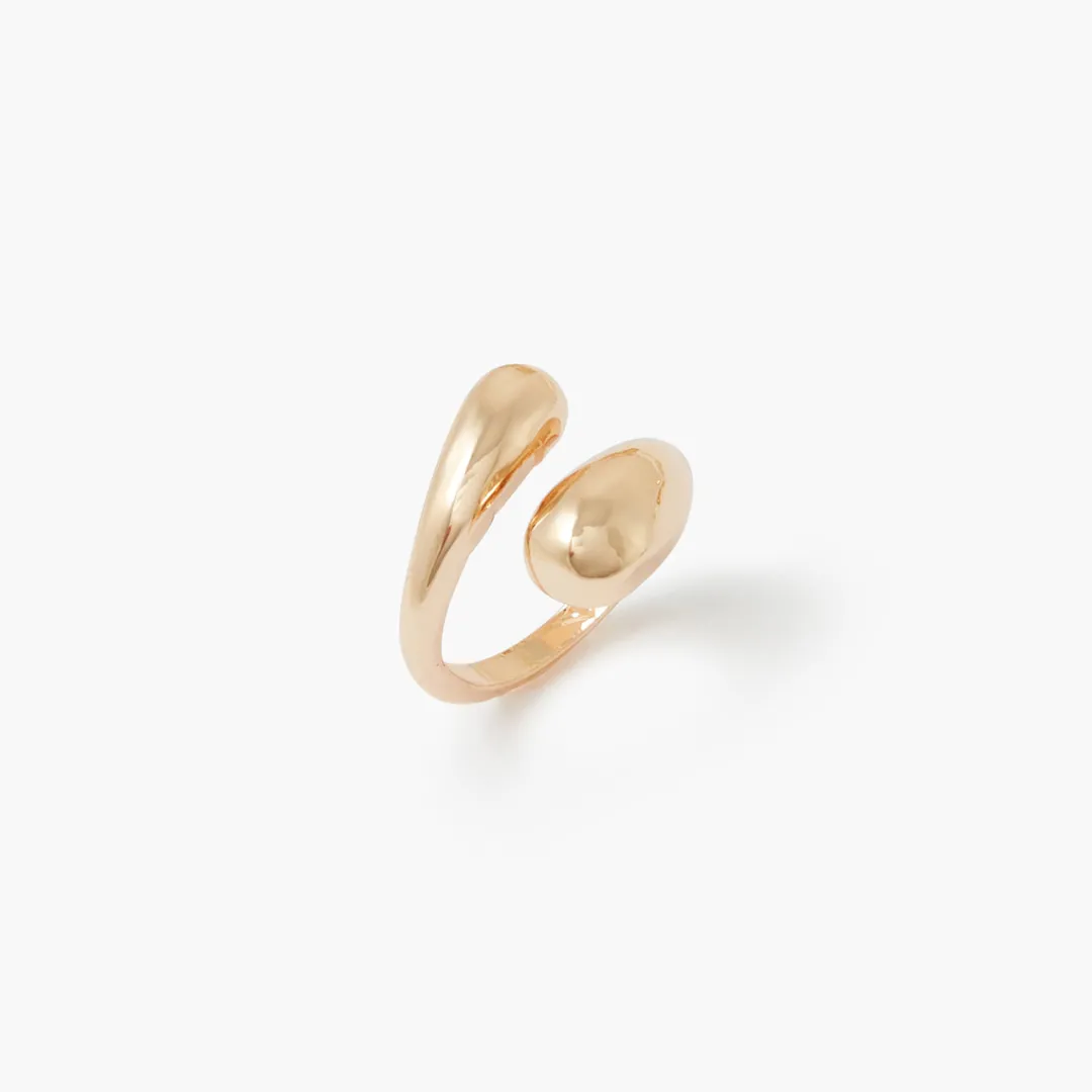 Cheap Bague spirale - doré Bagues