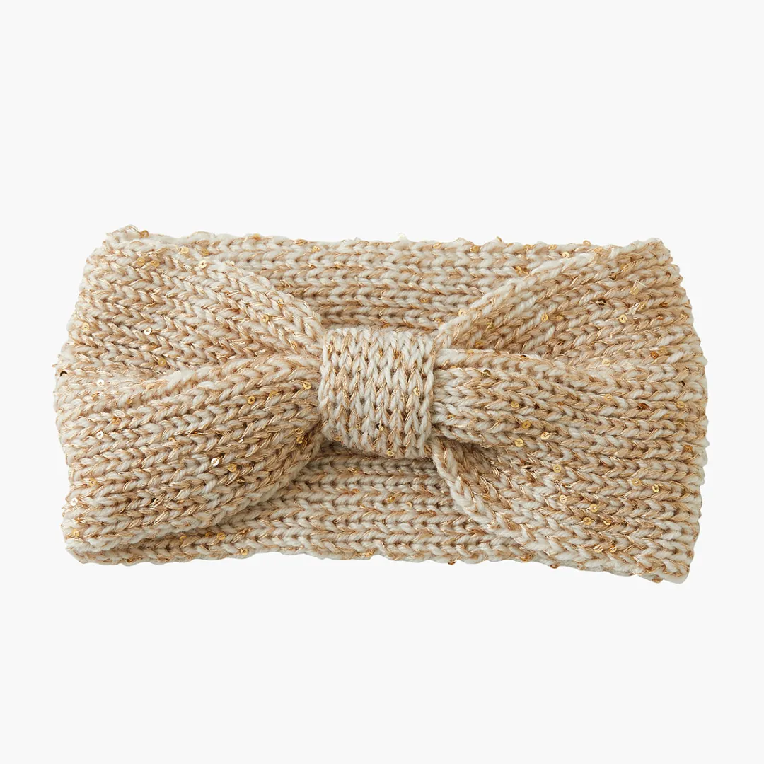 Clearance Bandeau blanc à sequins Casquettes Et Bonnets