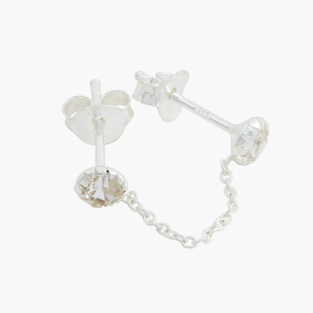 New Boucle d'oreille single chaîne Argent Garanti Boucles D'Oreilles | Boucles D'Oreilles