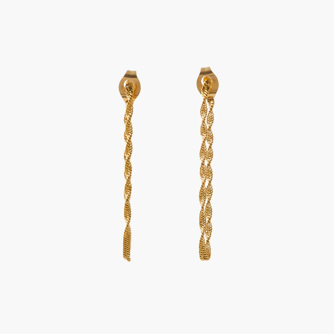 Shop Boucles d'oreilles chaîne acier inoxydable Boucles D’Oreilles | Boucles D'Oreilles