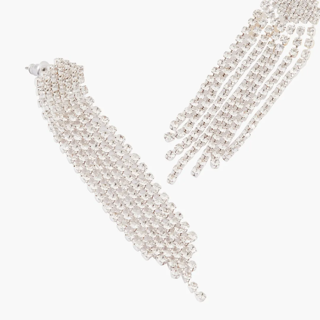 Clearance Boucles d'oreilles longues à strass Boucles D'Oreilles