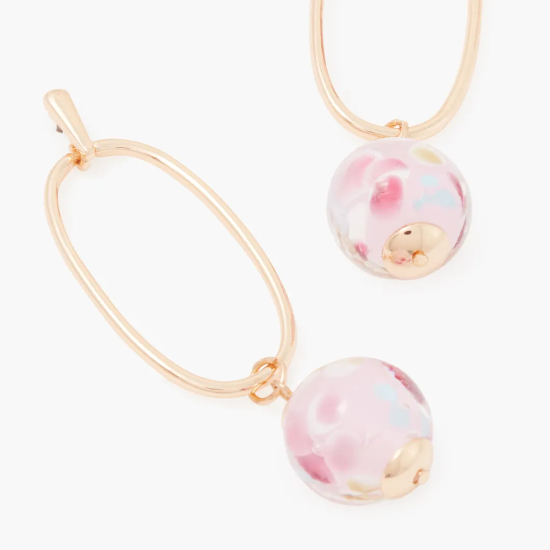 Best Sale Boucles d'oreilles pendantes perle de verre Boucles D'Oreilles