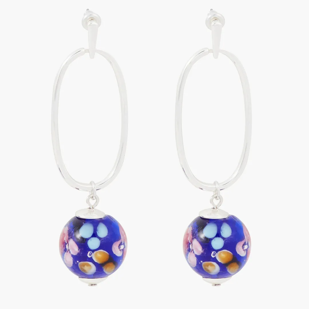 Best Sale Boucles d'oreilles pendantes perles de verre Boucles D'Oreilles