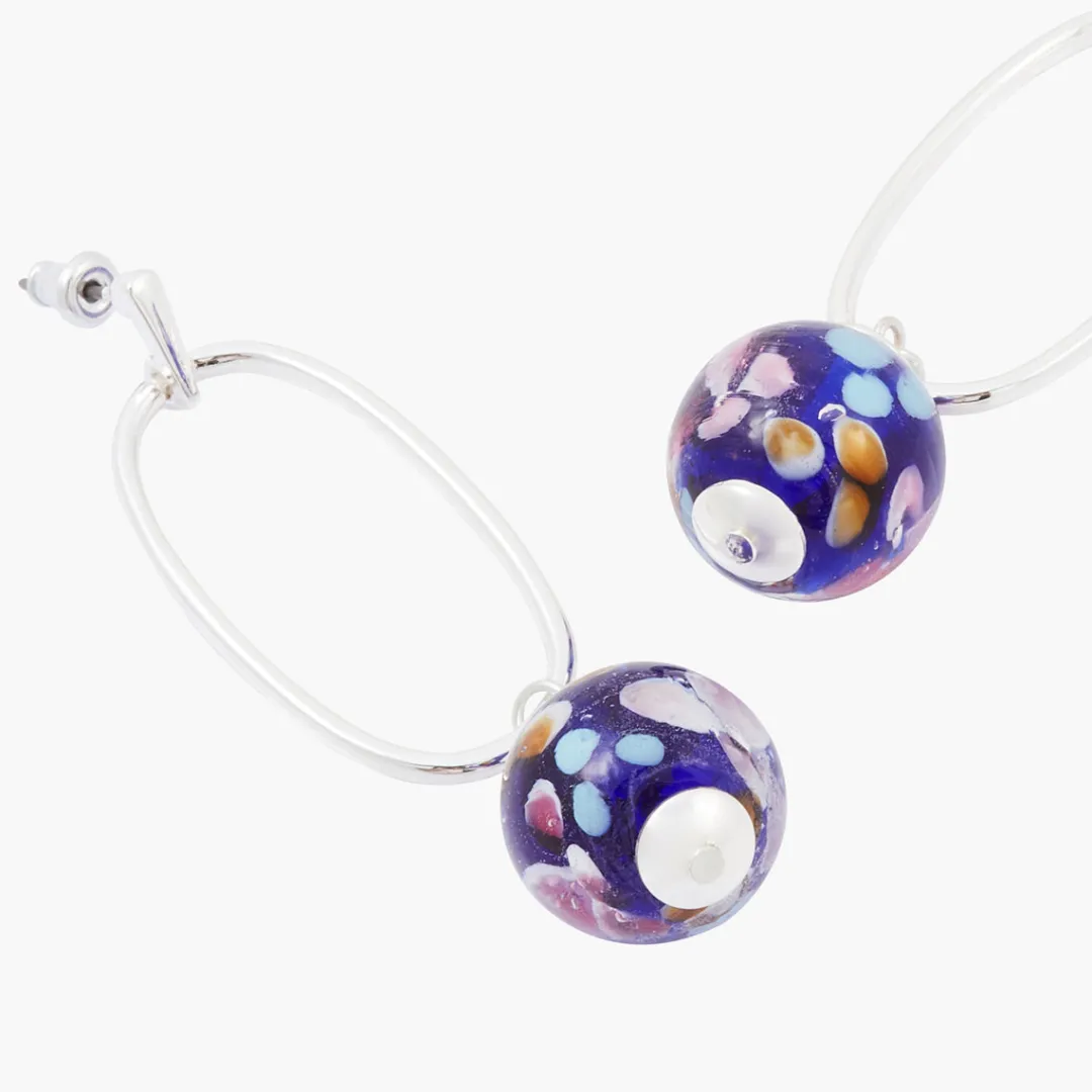Best Sale Boucles d'oreilles pendantes perles de verre Boucles D'Oreilles