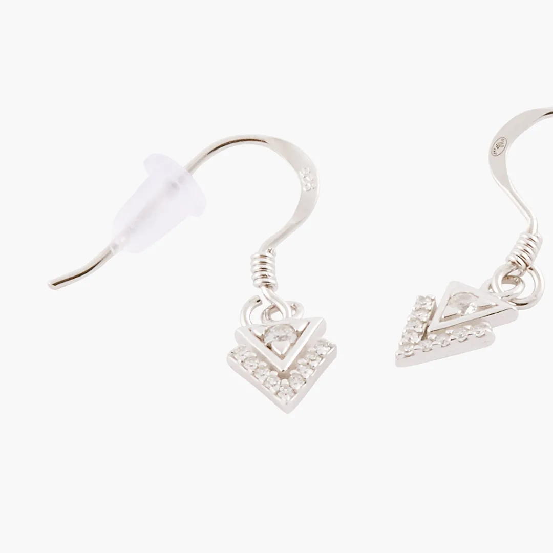 Cheap Boucles d'oreilles pendants triangles sterling Silver Boucles D'Oreilles | Boucles D'Oreilles