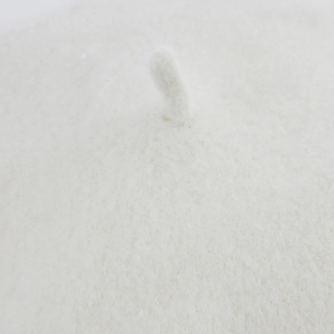 Best Sale Béret blanc en laine Casquettes Et Bonnets