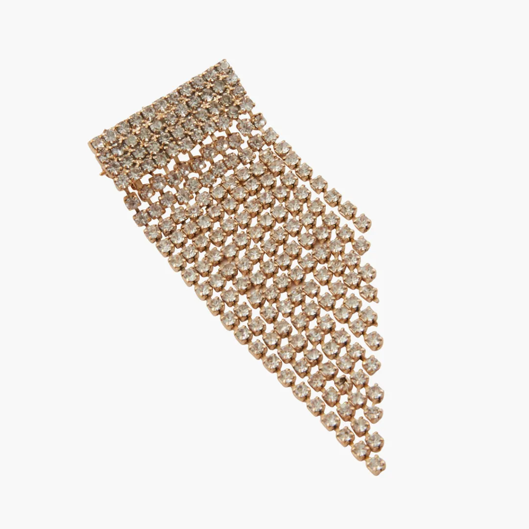 Fashion Broche dorée avec strass Broches