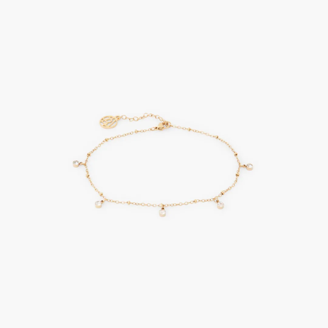 Online Chaîne de cheville strass en Acier Inoxydable Bijoux De Corps