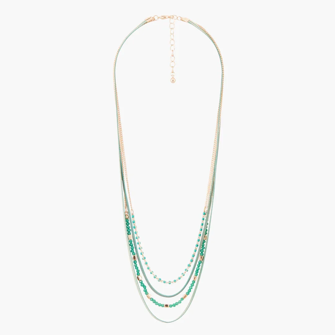 Cheap Collier 5 rangs chaines fantaisie Colliers