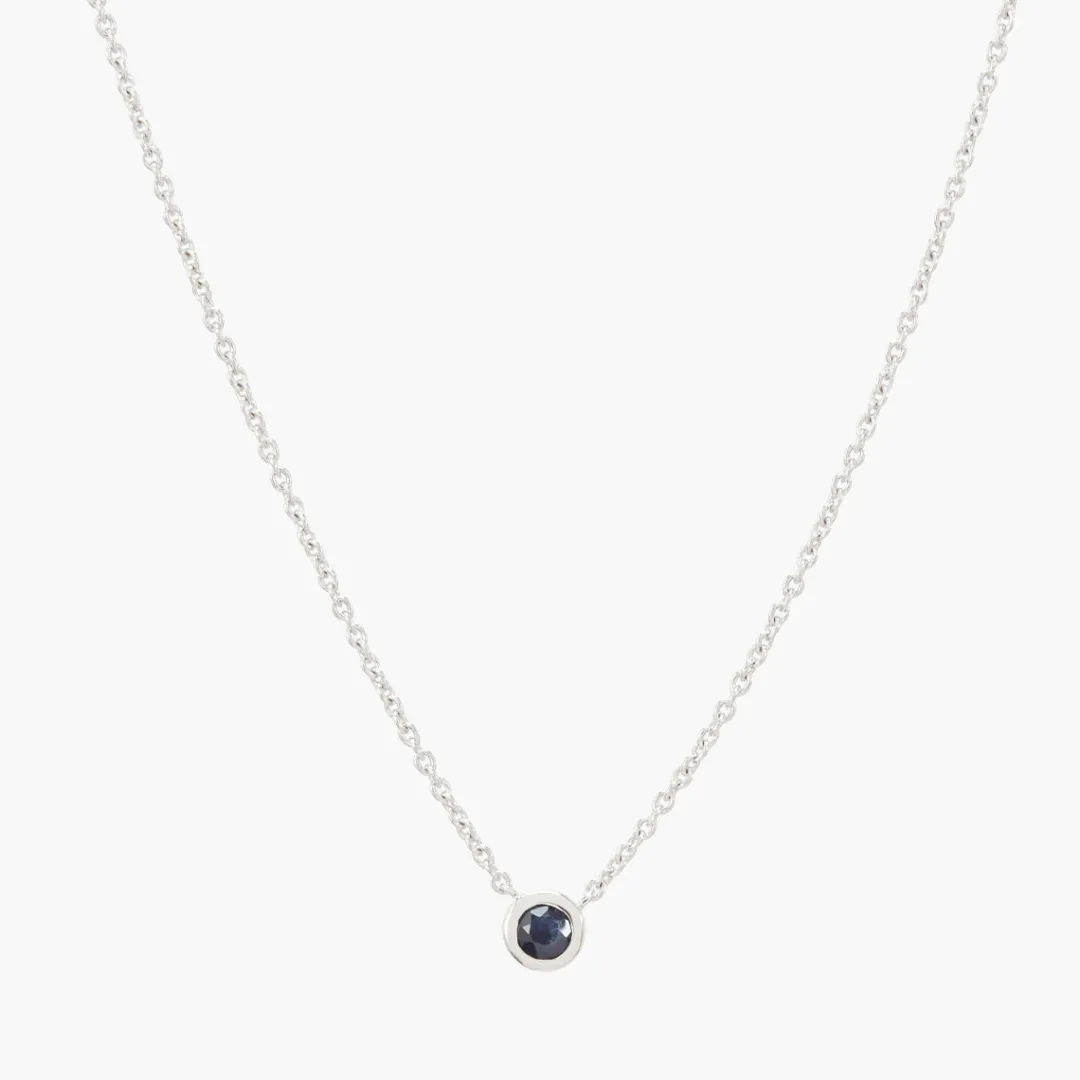 Flash Sale Collier Argent Garanti et Saphir Colliers | Colliers
