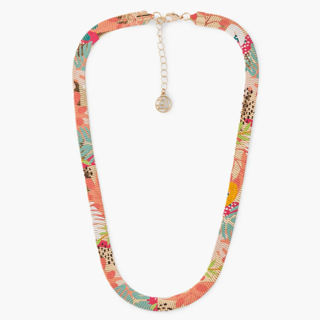 Best Sale Collier chaine serpent Balagane à imprimé floral Colliers
