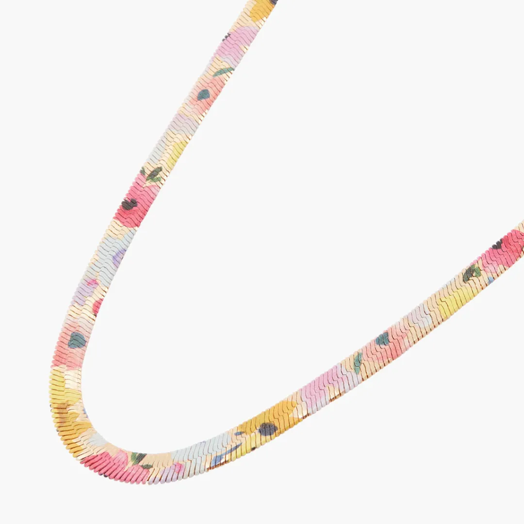 Cheap Collier chaine serpent Balagane à imprimé floral Colliers