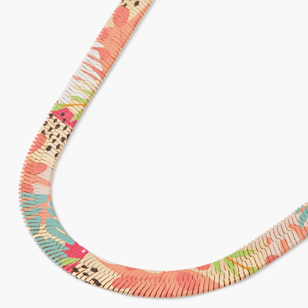 Best Sale Collier chaine serpent Balagane à imprimé floral Colliers