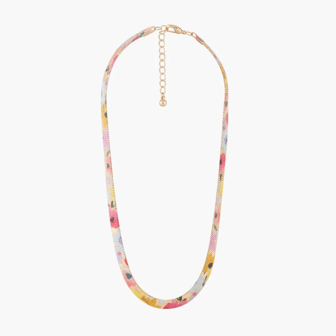 Cheap Collier chaine serpent Balagane à imprimé floral Colliers