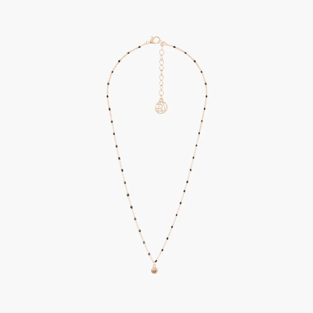 Outlet Collier chaîne à pendentif strass Colliers