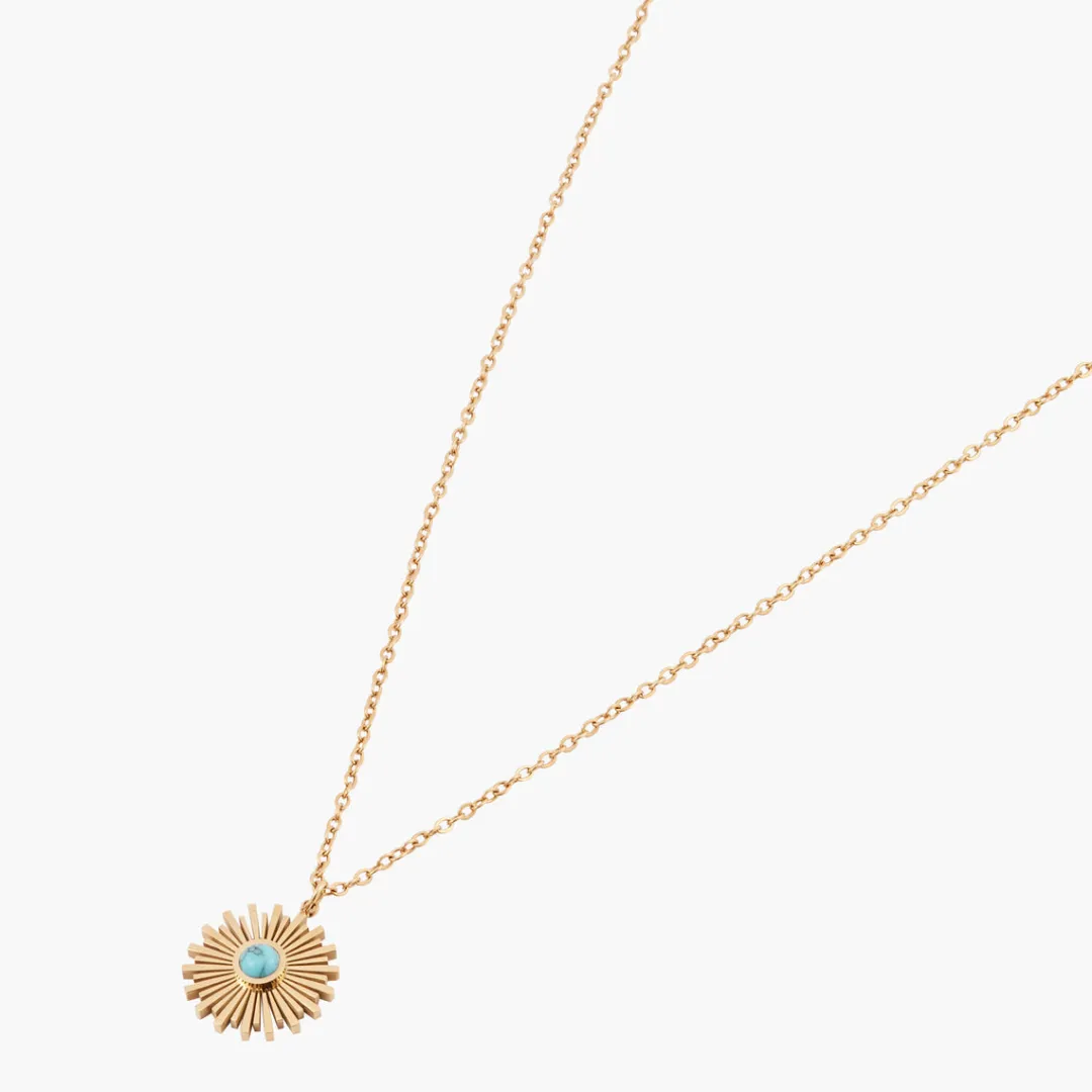 Outlet Collier en acier avec pendentif soleil Colliers | Colliers