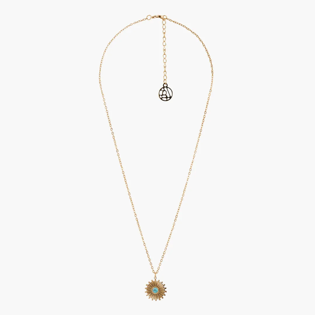 Outlet Collier en acier avec pendentif soleil Colliers | Colliers