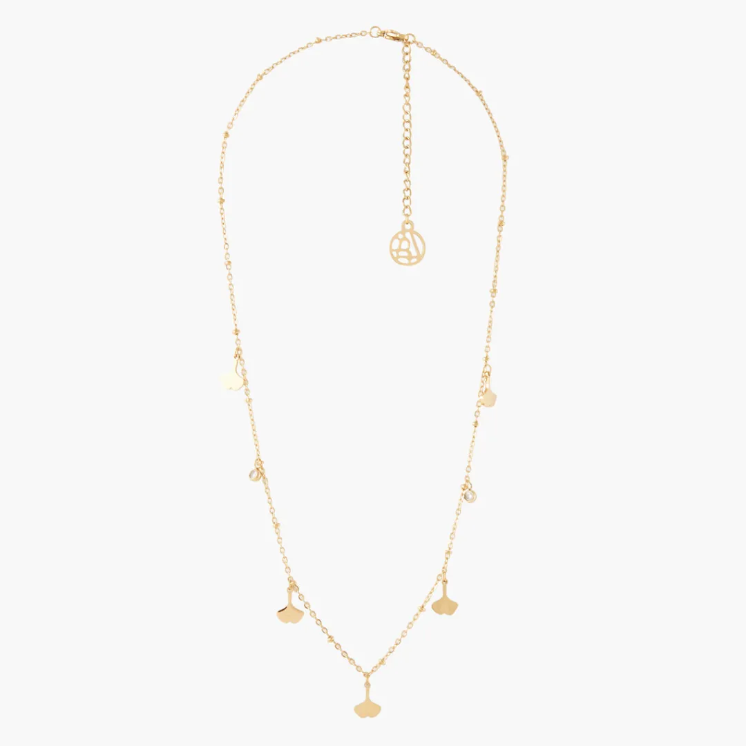 Discount Collier feuilles Acier Inoxydable - doré Colliers | Colliers