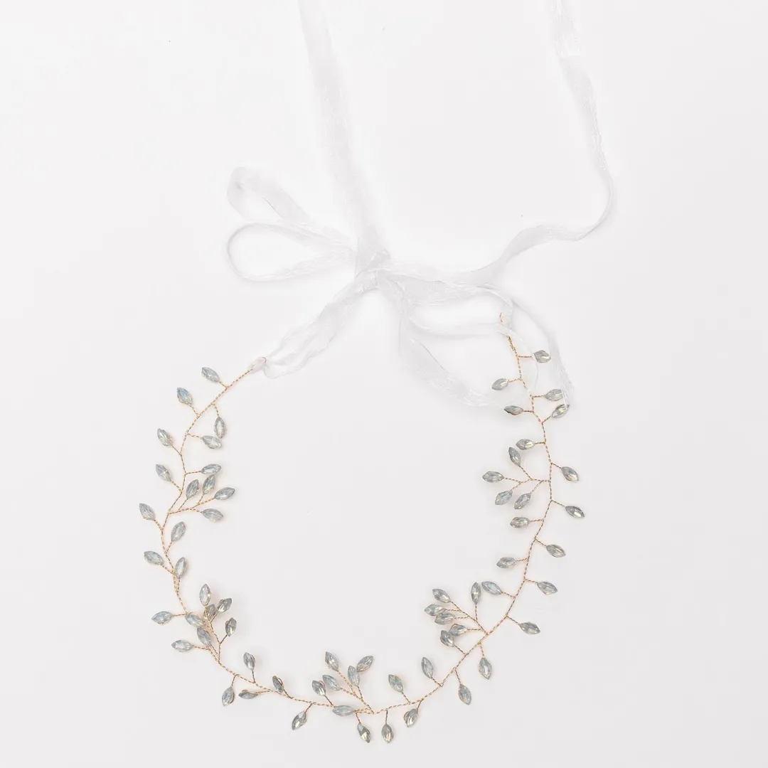 Outlet Couronne feuilles strass Cérémonie Cérémonie