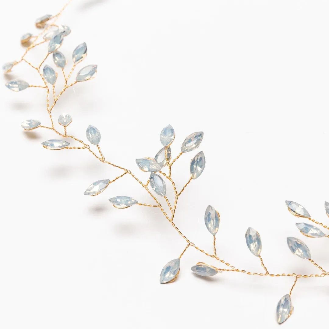 Outlet Couronne feuilles strass Cérémonie Cérémonie