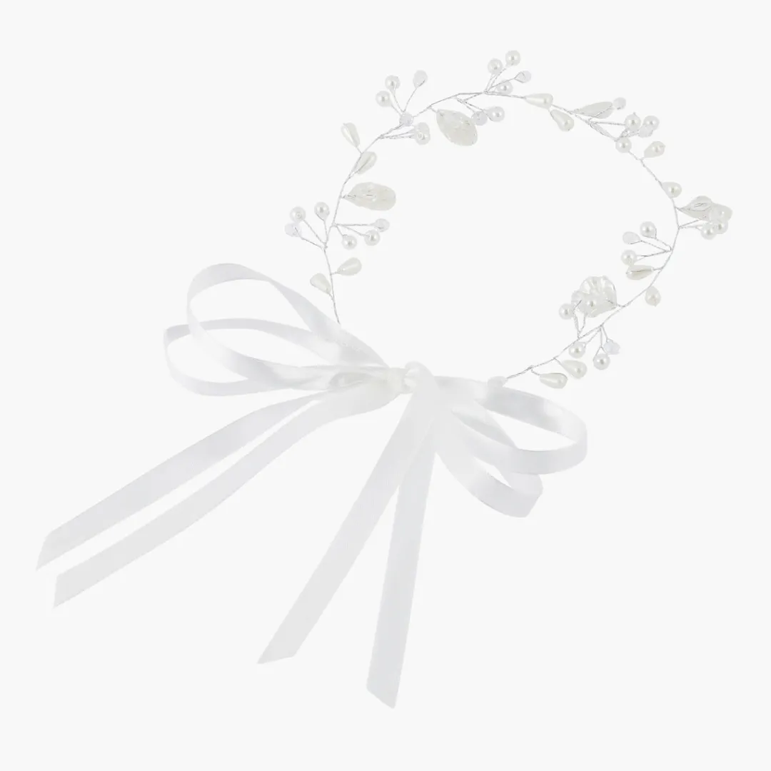New Couronne perles d'imitation/nacre Cérémonie Cérémonie