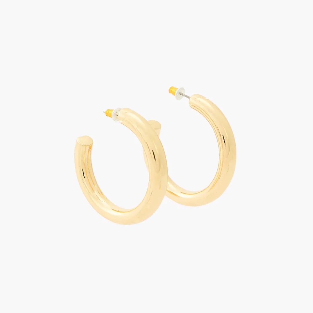Cheap Créoles épaisses Boucles D'Oreilles