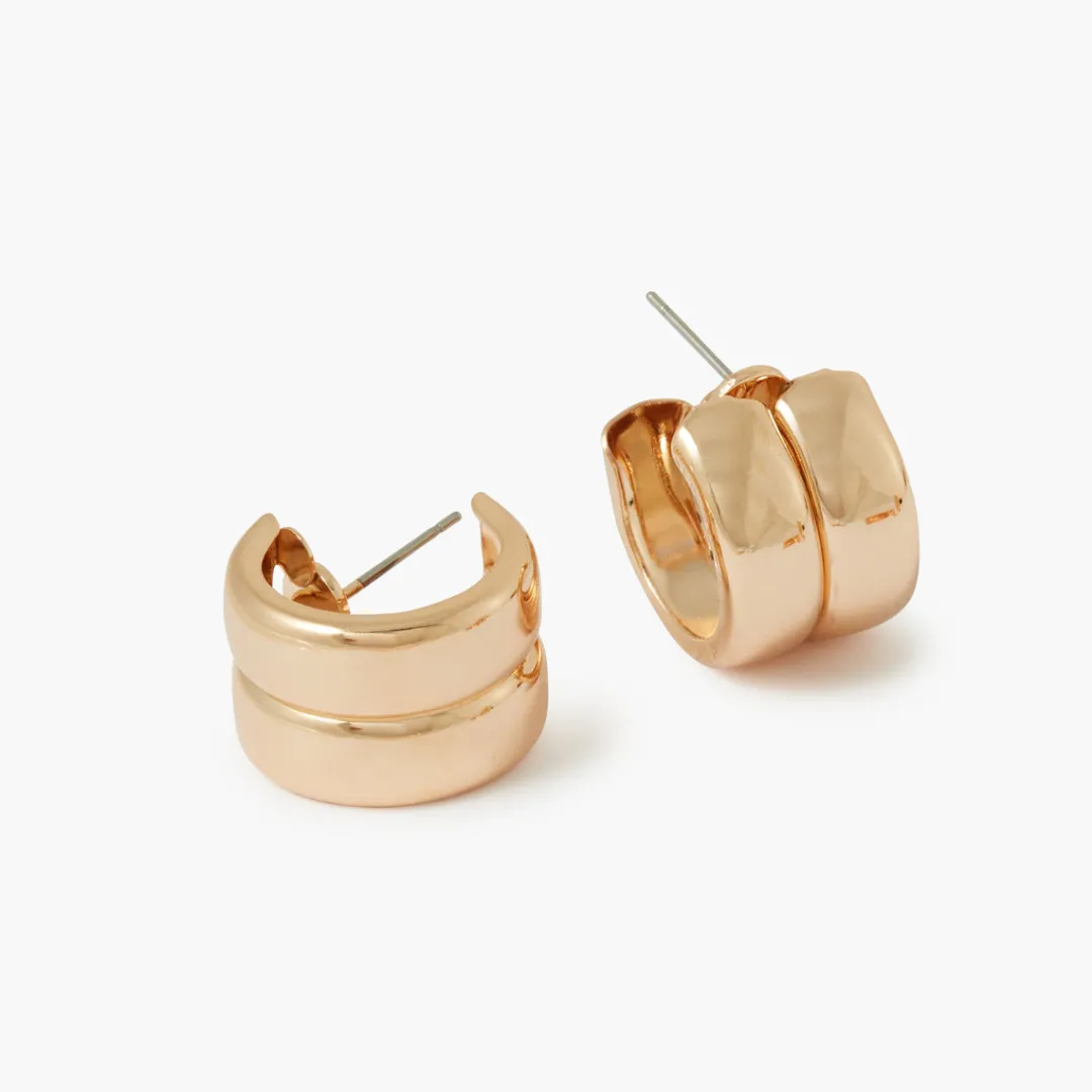 Discount Créoles épaisses Boucles D'Oreilles