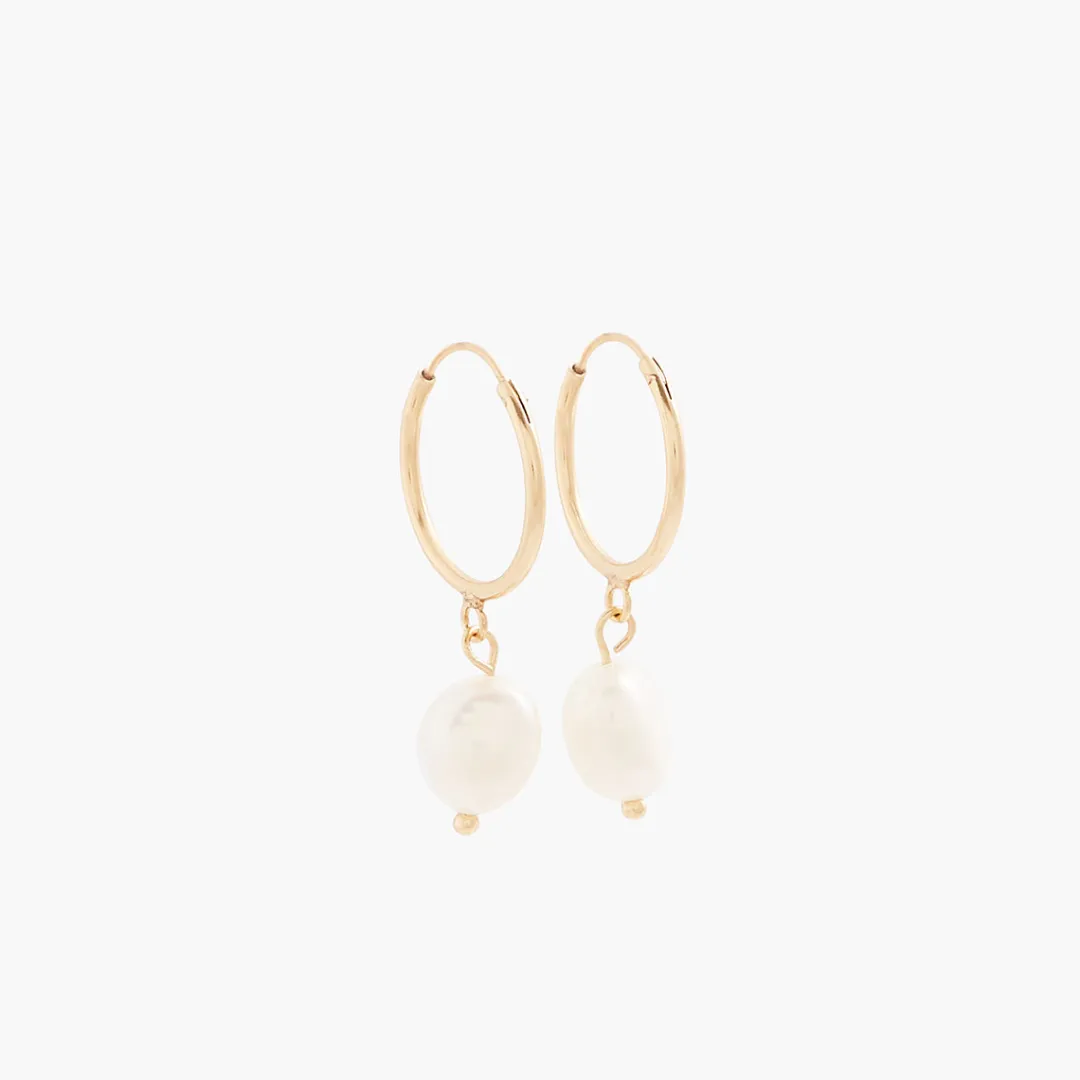 Cheap Créoles perles Argent Garanti Boucles D'Oreilles | Boucles D'Oreilles