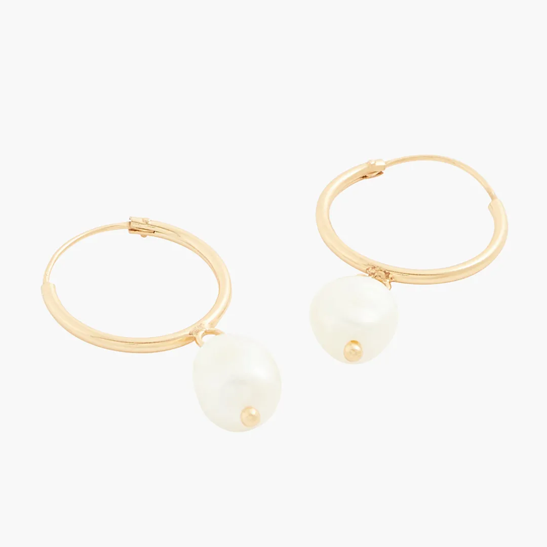 Cheap Créoles perles Argent Garanti Boucles D'Oreilles | Boucles D'Oreilles
