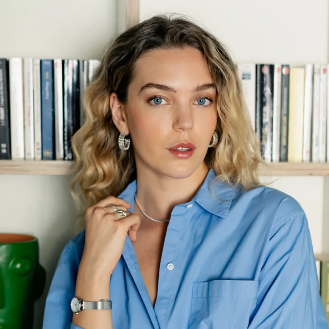 Cheap Créoles striées Boucles D'Oreilles