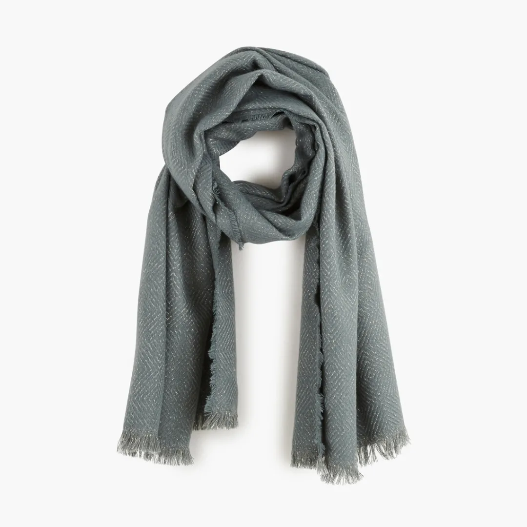 Outlet Echarpe bleu unie Écharpes Et Ponchos