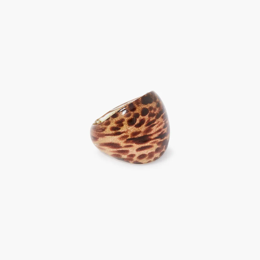 Hot Grosse bague en verre Bagues