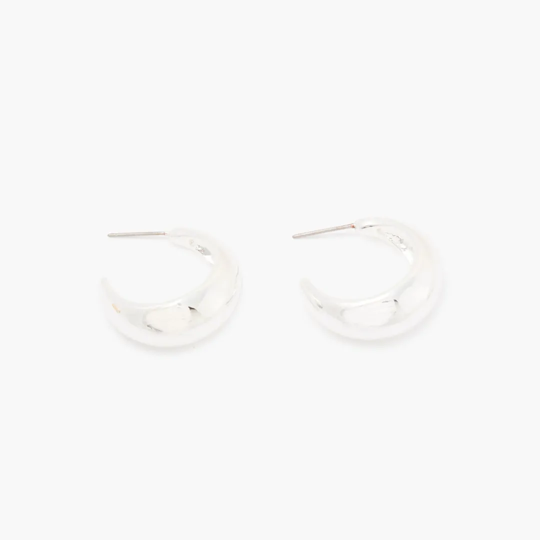 Outlet Petites créoles en métal Boucles D'Oreilles