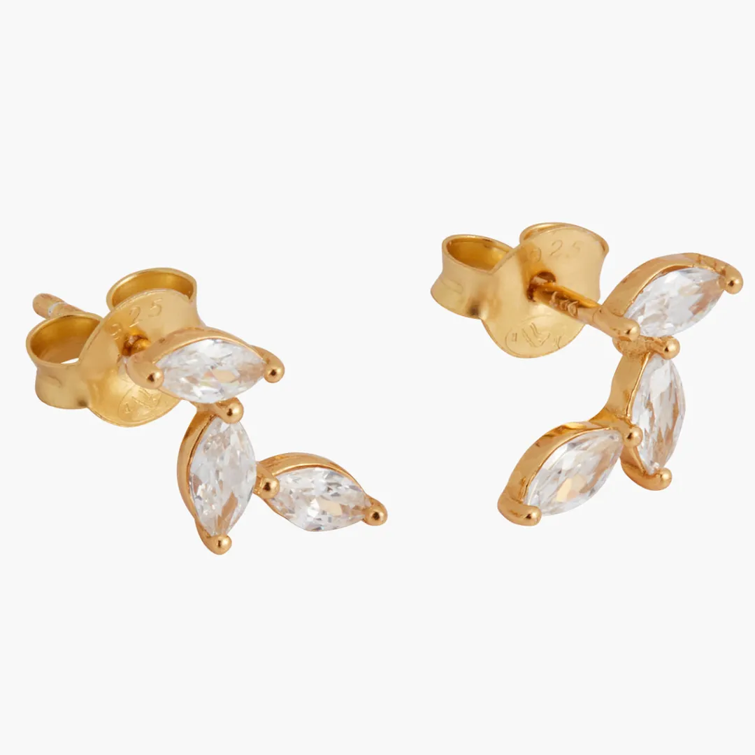 Store Puces d'oreilles Argent Garanti et Oxydes de Zirconium Boucles D'Oreilles | Boucles D'Oreilles