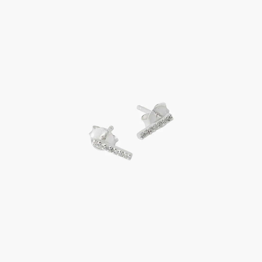 Cheap Puces d'oreilles barres Argent Garanti Boucles D'Oreilles | Boucles D'Oreilles