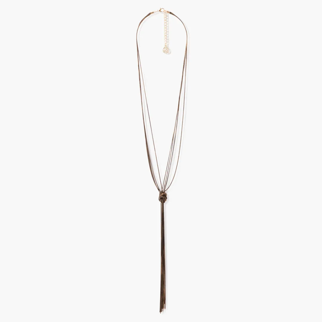 Online Sautoir noué Colliers