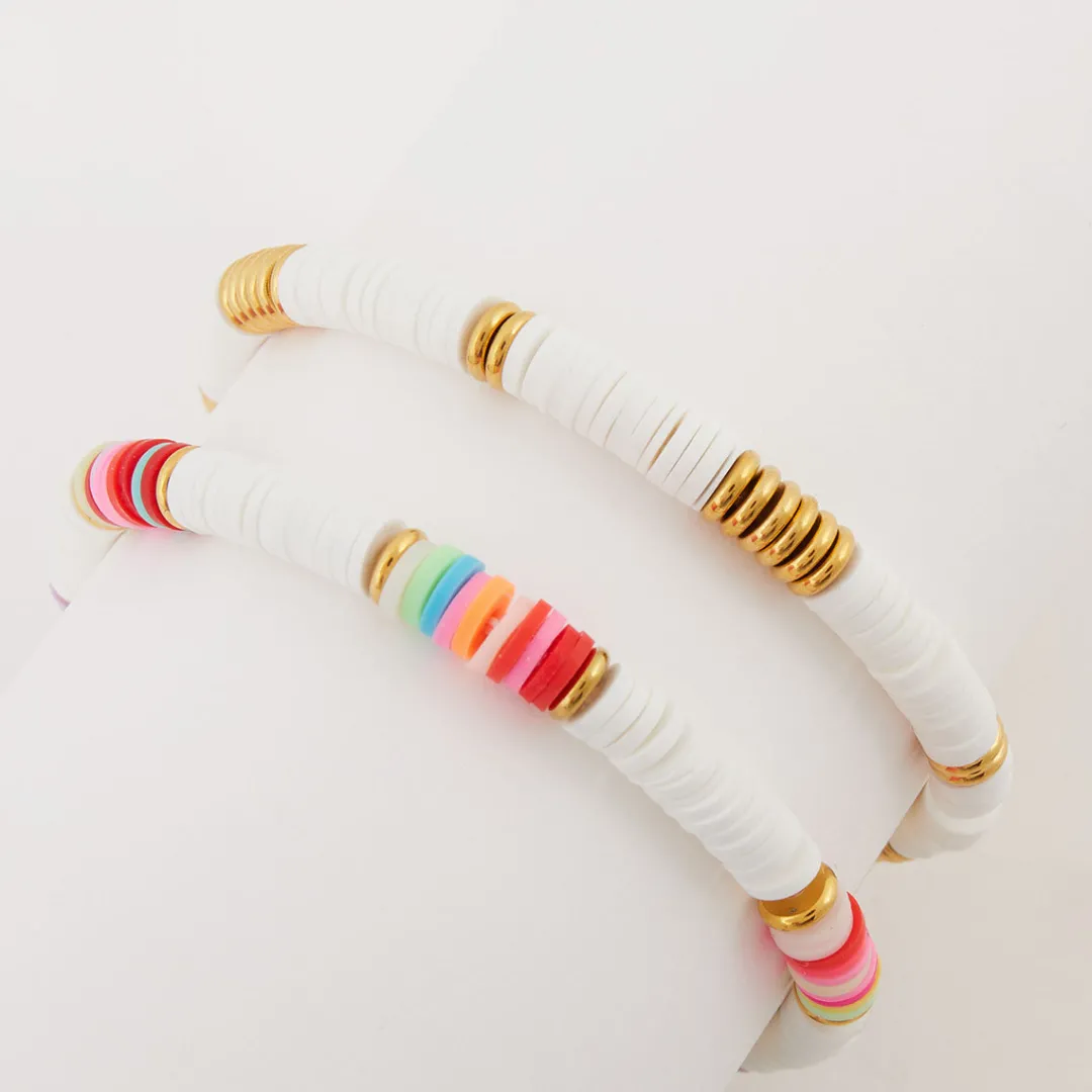 Store Set de 2 bracelets élastiques Acier Inoxydable Bracelets | Bracelets