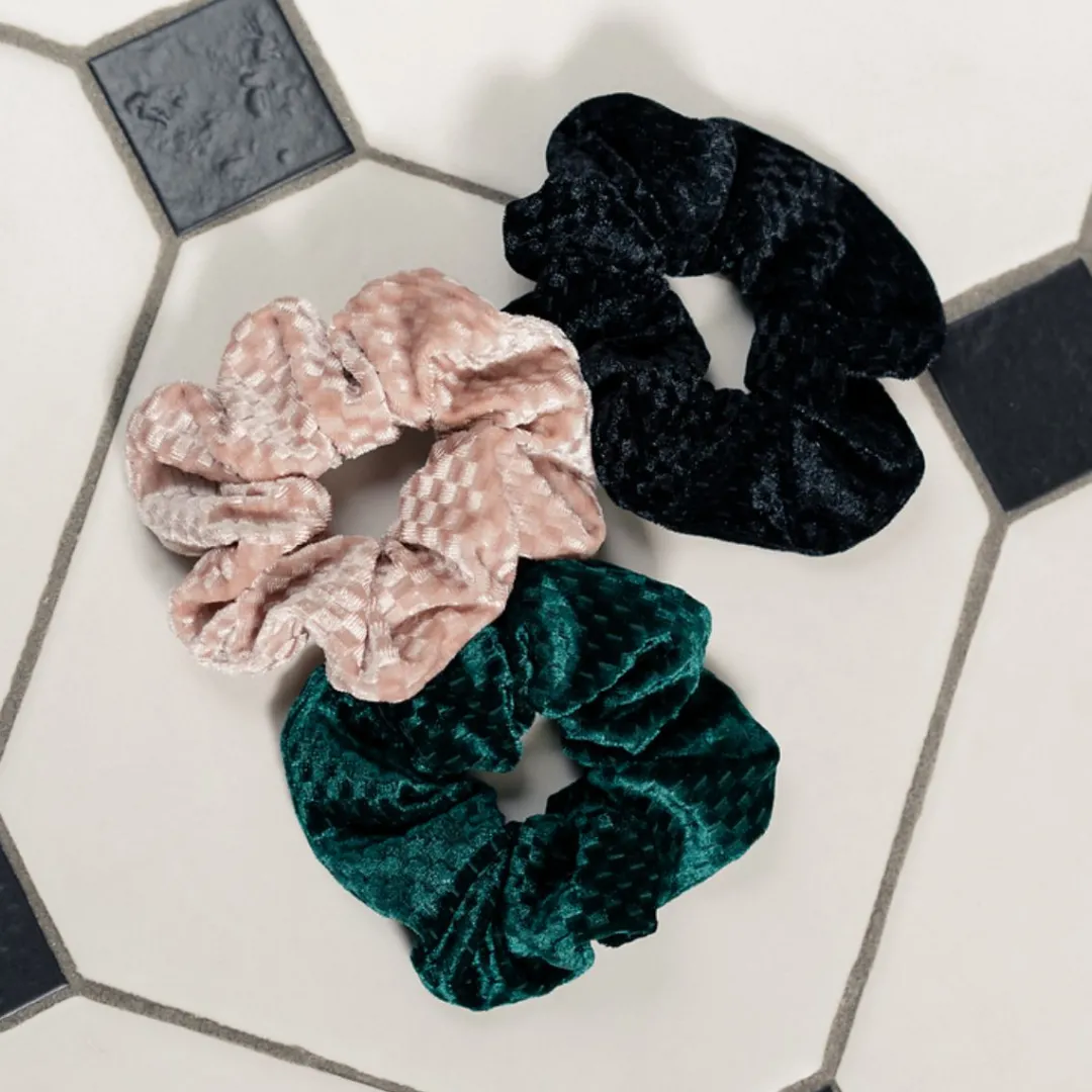 Store Set de 3 chouchou velours Chouchous