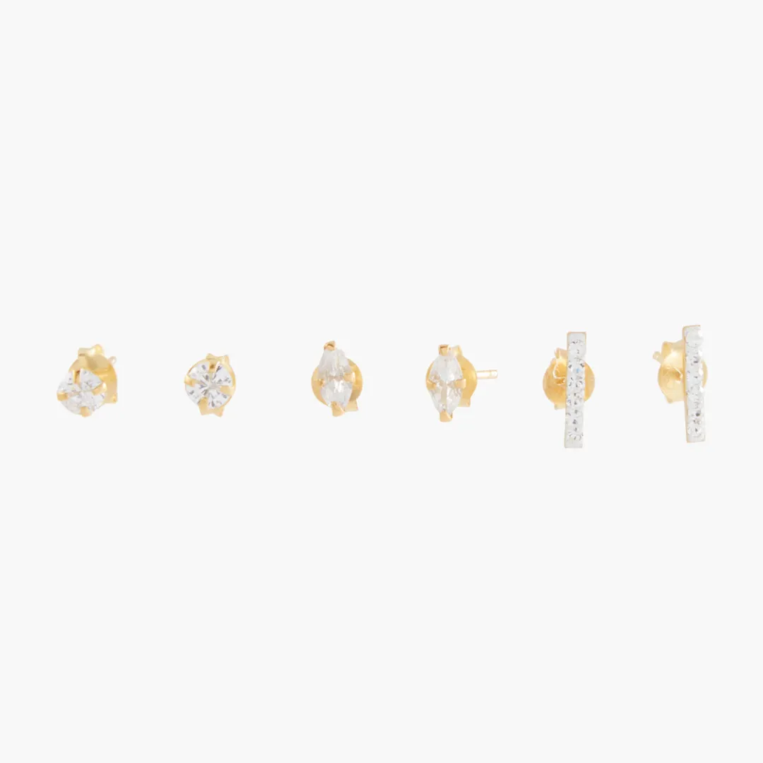Online Set de boucles d'oreilles zirconium Argent Garanti Boucles D'Oreilles | Boucles D'Oreilles