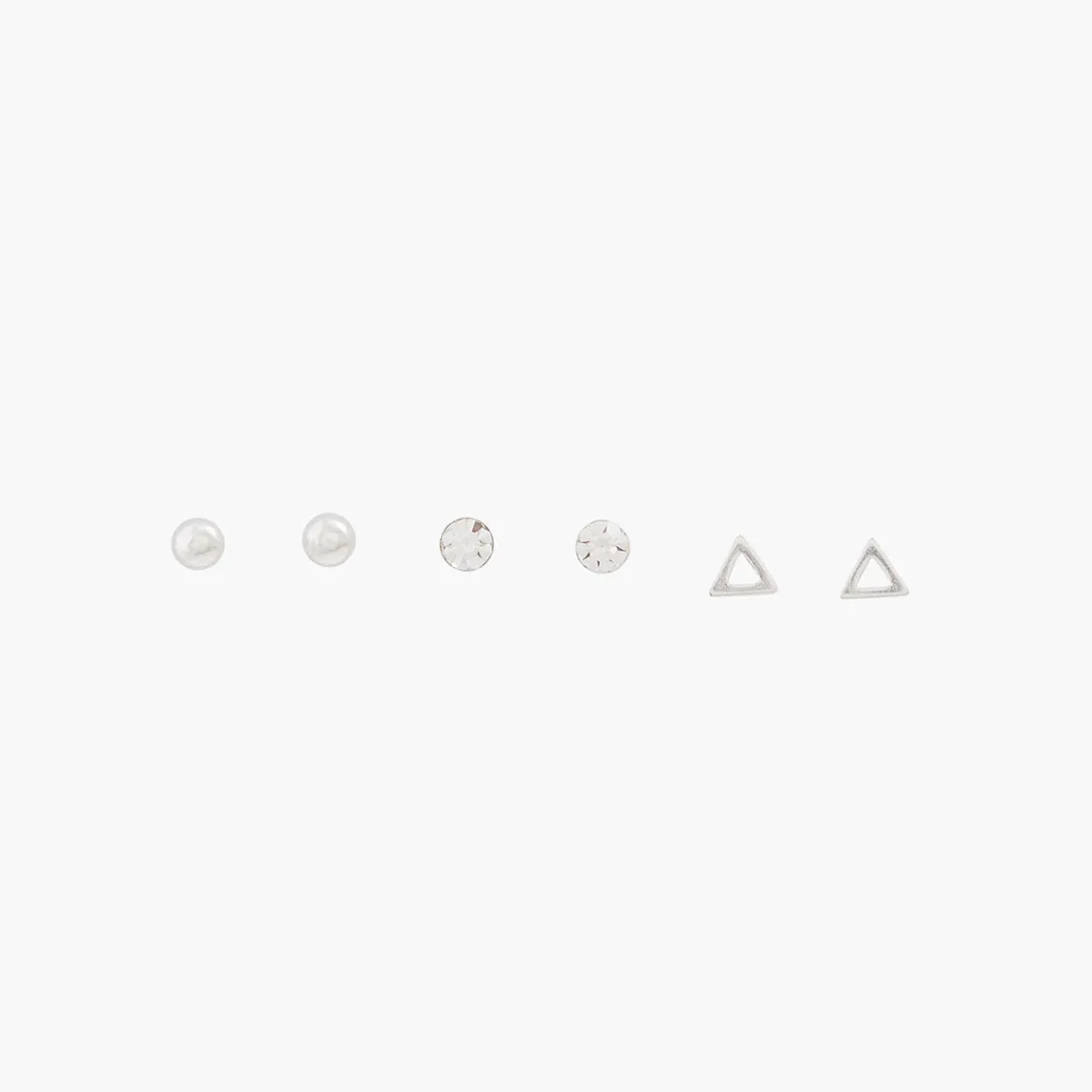 Cheap Set de puces d'oreilles Argent Garanti Boucles D'Oreilles | Boucles D'Oreilles